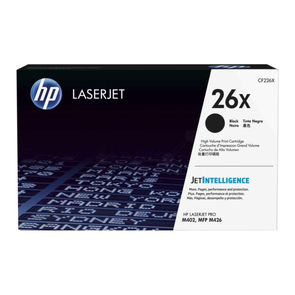 HP CF226X/26X Toner cartridge high-capacity, 9.000 pages ISO/IEC 19752 for HP LaserJet M 402/e