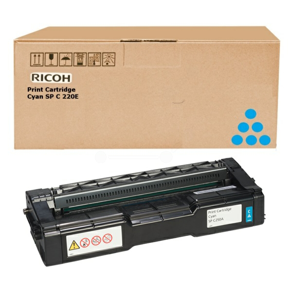 Ricoh 407544 Toner cyan, 1.600 pages ISO/IEC 19798 for Ricoh Aficio SP C 250