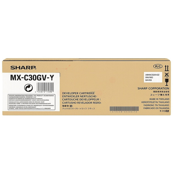Sharp MXC-30GVY Developer yellow for Sharp MX-C 250 F