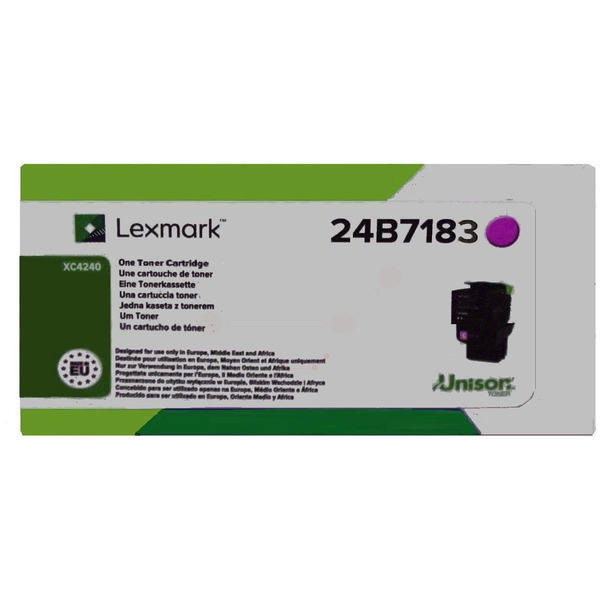 Lexmark 24B7183 Toner-kit magenta, 6.000 pages ISO/IEC 19752 for Lexmark XC 2240