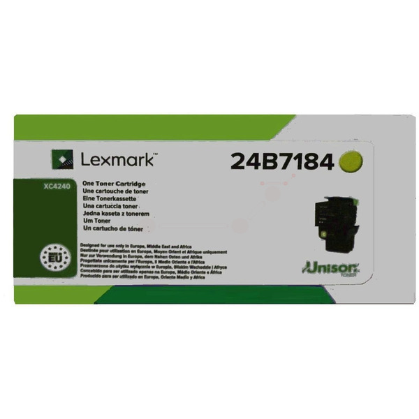 Lexmark 24B7184 Toner-kit yellow, 6.000 pages ISO/IEC 19752 for Lexmark XC 2240