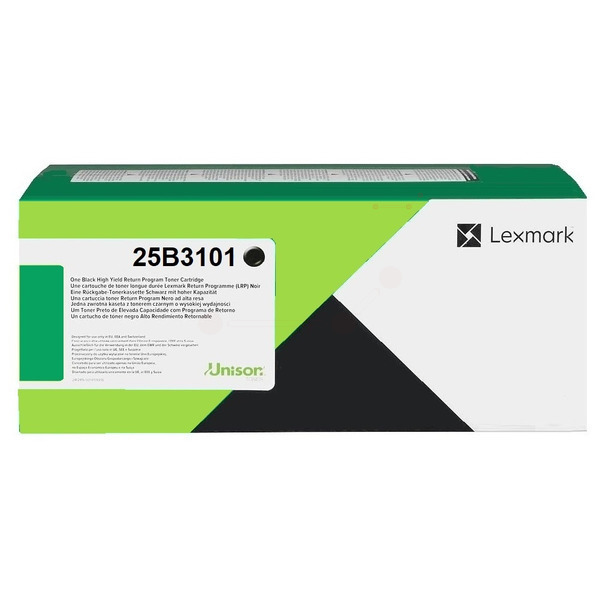 Lexmark 25B3101 Toner-kit return program, 45.000 pages ISO/IEC 19752 for Lexmark XM 7355