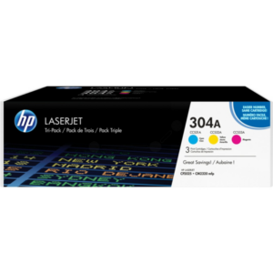 HP CF372AM/304A Toner cartridge MultiPack C,M,Y, 3x2.800 pages ISO/IEC 19798 Pack=3 for HP CLJ CP 2025