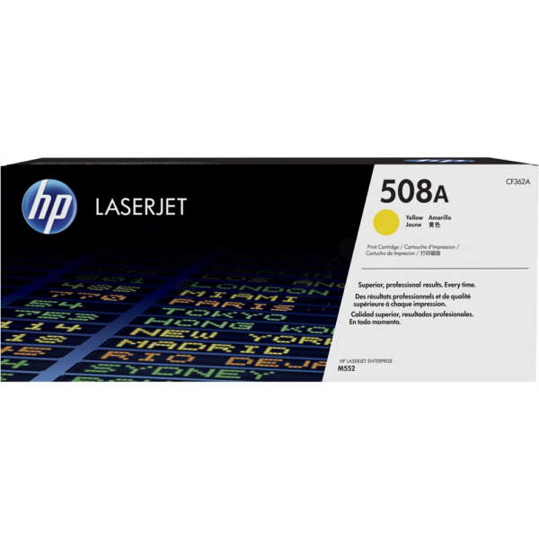 HP CF362A/508A Toner cartridge yellow, 5.000 pages ISO/IEC 19798 for HP CLJ M 552
