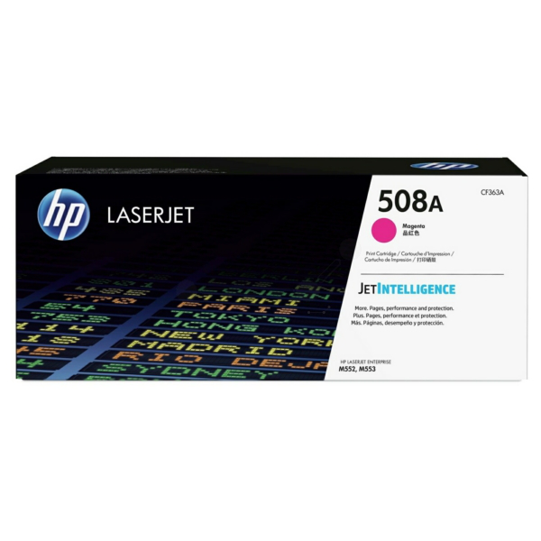picture HP CF363A/508A Toner cartridge magenta, 5.000 pages ISO/IEC 19798 for HP CLJ M 552
