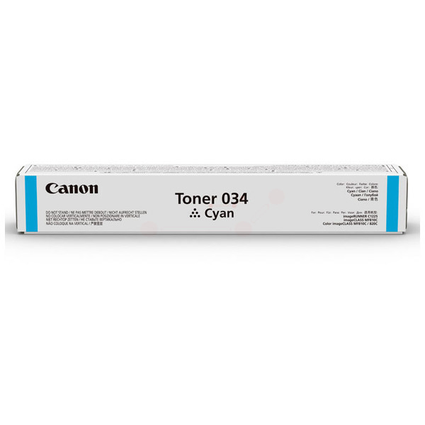 Canon 9453B001/034 Toner cyan, 7.300 pages ISO/IEC 19798 for Canon MF 810