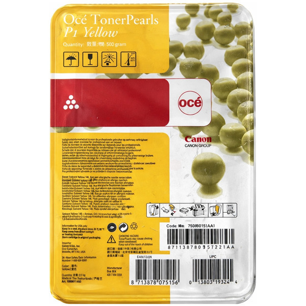 OCE 106.001.1490/P1 Toner yellow 500 grams for OCE Colorwave 600