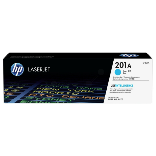 picture HP CF401A/201A Toner cartridge cyan, 1.330 pages ISO/IEC 19752 for HP Pro M 252