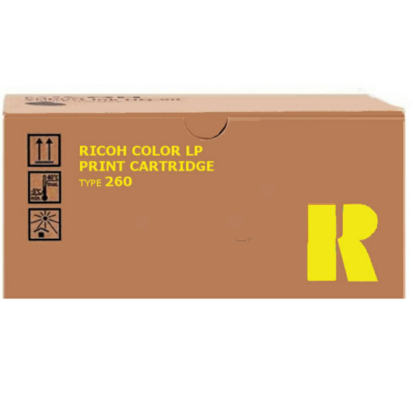 Ricoh 888447/TYPE 260 Toner yellow, 10.000 pages/5% for Ricoh Aficio CL 7200
