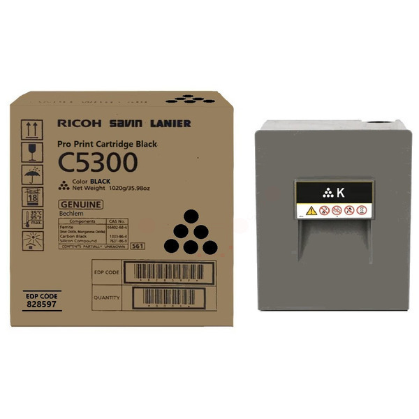 Ricoh 828597 Toner cartridge black, 31.000 pages/8.75% for Ricoh Pro C 5300