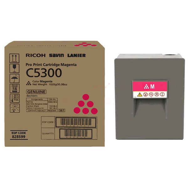 Ricoh 828599 Toner cartridge magenta, 26.000 pages/8.75% for Ricoh Pro C 5300