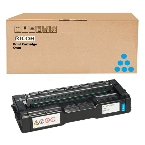 Ricoh 407717 Toner cyan high-capacity, 6.000 pages ISO/IEC 19798 for Ricoh Aficio SP C 252
