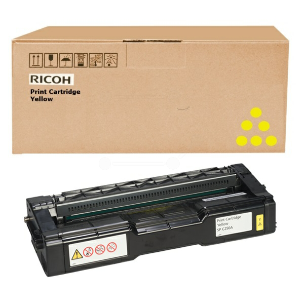 picture Ricoh 407719 Toner yellow high-capacity, 6.000 pages ISO/IEC 19798 for Ricoh Aficio SP C 252