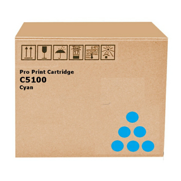 Ricoh 828224 Toner cyan, 30.000 pages for Ricoh Pro C 5100
