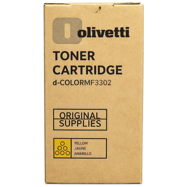 Olivetti B1355 Toner-kit yellow, 9.000 pages/5% for Olivetti d-Color MF 3302