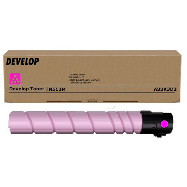 Develop A33K3D2/TN-512M Toner magenta, 35.000 pages for Develop Ineo + 454