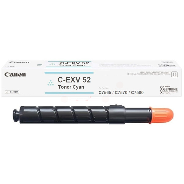 picture Canon 0999C002/C-EXV52 Toner cyan, 66.500 pages for Canon IR-C 7565