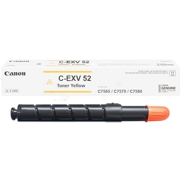 Canon 1001C002/C-EXV52 Toner yellow, 66.500 pages for Canon IR-C 7565