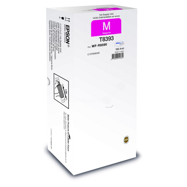 Epson C13T839340/T8393 Ink cartridge magenta, 20.000 pages 192,4ml for Epson WF-R 8000