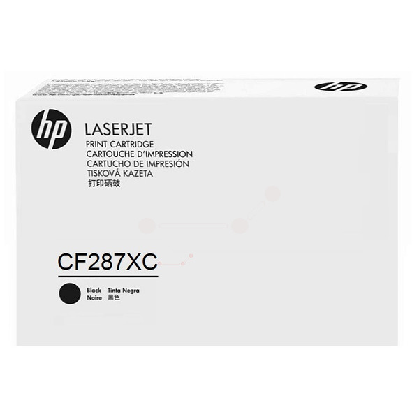 HP CF287XC/87X Toner cartridge Contract, 18.000 pages ISO/IEC 19752 for HP LaserJet M 506