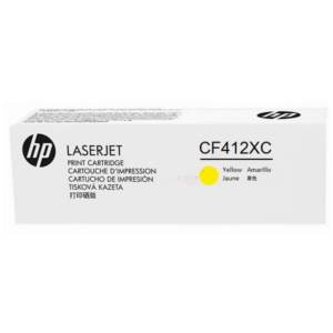 picture HP CF412XC/410X Toner cartridge yellow Contract, 5.000 pages ISO/IEC 19798 for HP Pro M 452