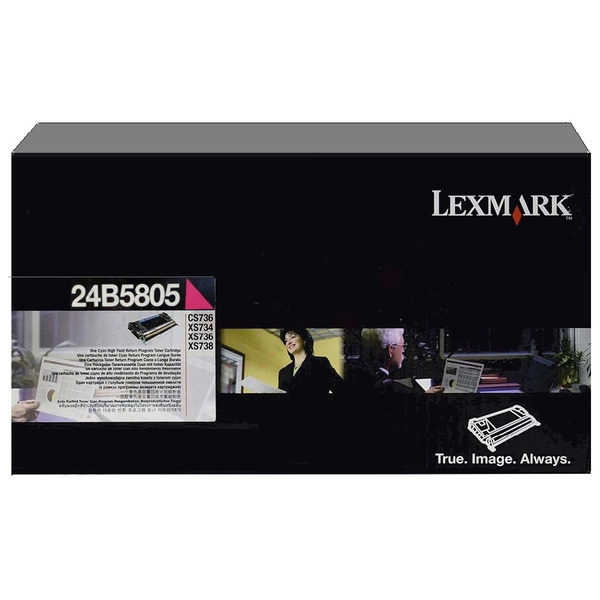 Lexmark 24B5805 Toner cartridge magenta return program, 10.000 pages for Lexmark XS 734