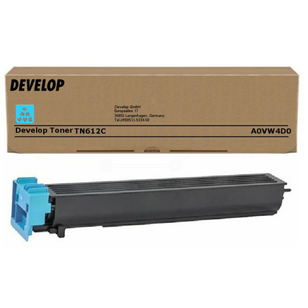 picture Develop A0VW4D0/TN-612C Toner cyan, 25.000 pages 760 grams for Develop Ineo + 5501