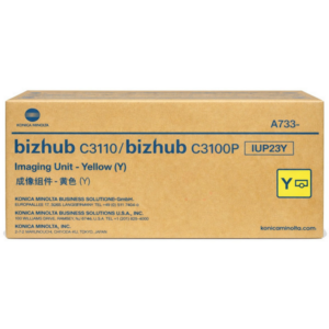 Konica Minolta A73308H/IUP-23Y Drum kit yellow, 25.000 pages ISO/IEC 19798 for KM Bizhub C 3100/3110