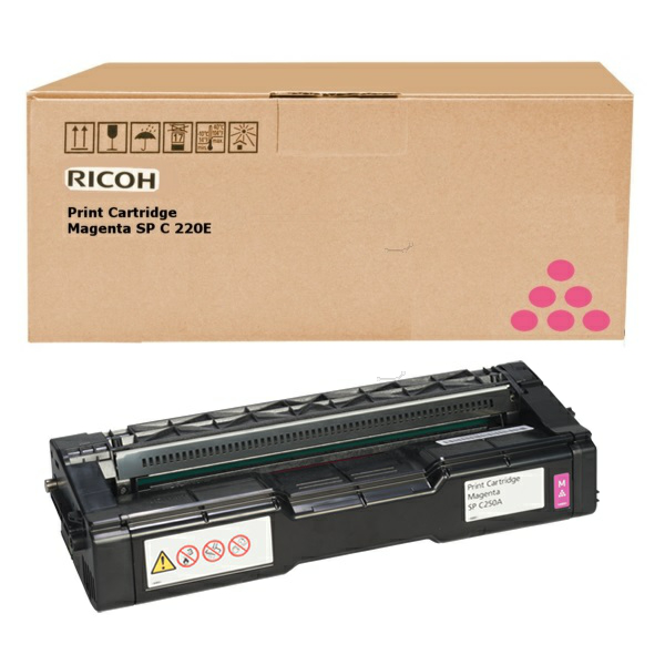 Ricoh 407545 Toner magenta, 1.600 pages ISO/IEC 19798 for Ricoh Aficio SP C 250
