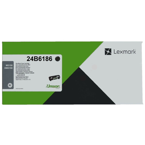 Lexmark 24B6186 Toner-kit black, 16.000 pages for Lexmark M 3150