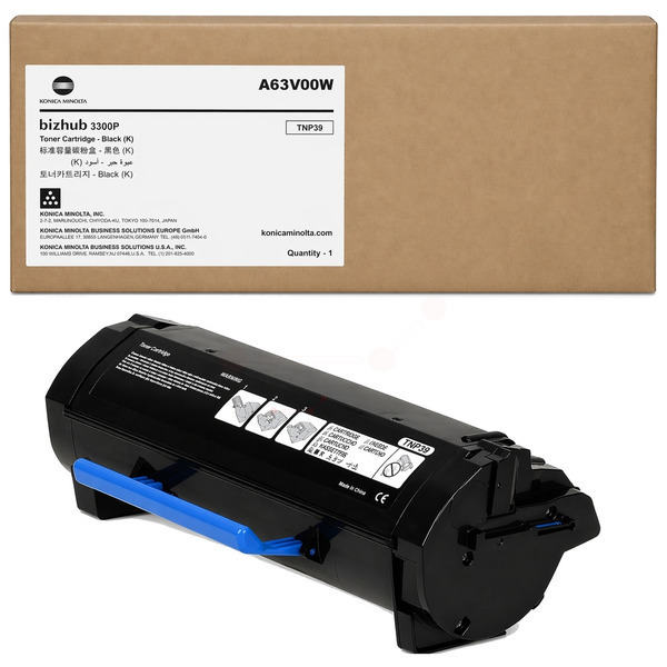 Konica Minolta A63V00W/TNP-39 Toner-kit black, 10.000 pages for KM bizhub 3300 P