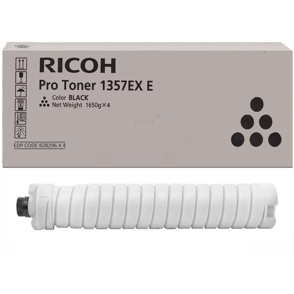 Ricoh 828296/TYPE 1357EX Toner black, 60.000 pages 1650 grams for Ricoh Pro 907 ex