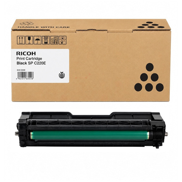 Ricoh 406094/SPC220E Toner black, 2.300 pages ISO/IEC 19798 for Ricoh Aficio SP C 220