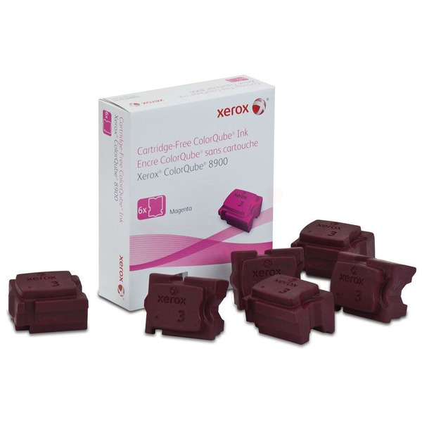Xerox 108R01027 Dry ink in color-stix magenta, 6x2.800 pages Pack=6 for Xerox ColorQube 8900