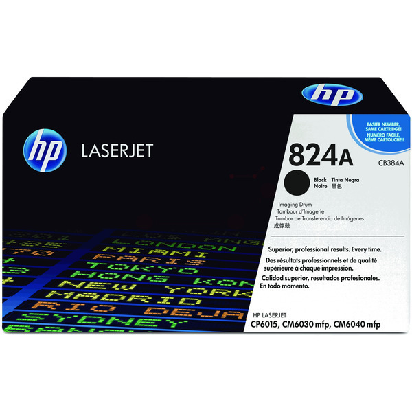 HP CB384A/824A Drum kit black, 23.000 pages ISO/IEC 19798 for HP CLJ CP 6015/CM 6040