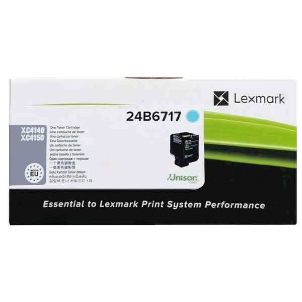 Lexmark 24B6717 Toner-kit cyan, 13.000 pages ISO/IEC 19752 for Lexmark XC 4150