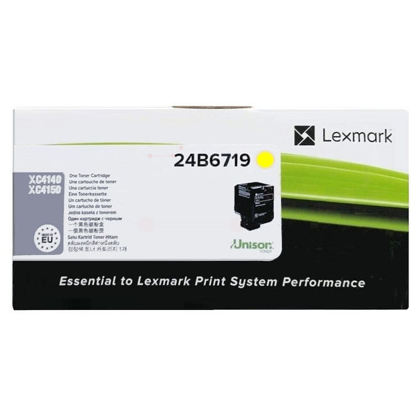 Lexmark 24B6719 Toner-kit yellow, 13.000 pages ISO/IEC 19752 for Lexmark XC 4150