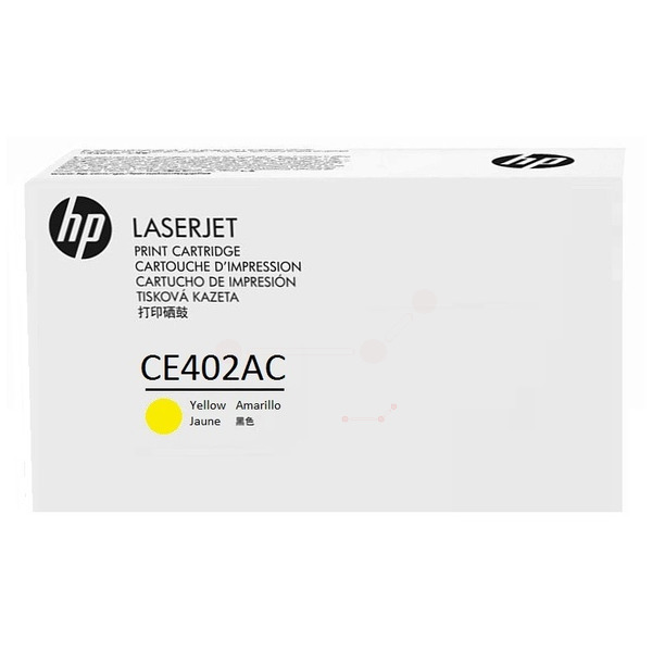 picture HP CE402AC/507A Toner cartridge yellow Contract, 6.000 pages ISO/IEC 19798 for HP LaserJet EP 500