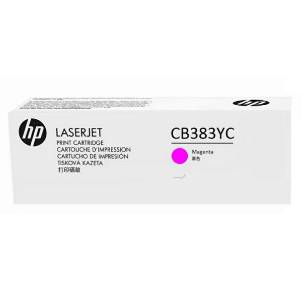picture HP CB383YC/824A Toner magenta Contract, 31.000 pages ISO/IEC 19798 for HP CLJ CP 6015/CM 6040