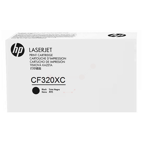 HP CF320XC/653X Toner cartridge black Contract, 21.000 pages ISO/IEC 19798 for HP Color LaserJet M 680