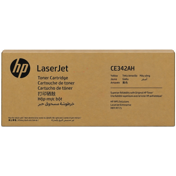 picture HP CE342AH/651A Toner cartridge yellow Contract, 16.000 pages ISO/IEC 19798 for HP LaserJet 700 M775