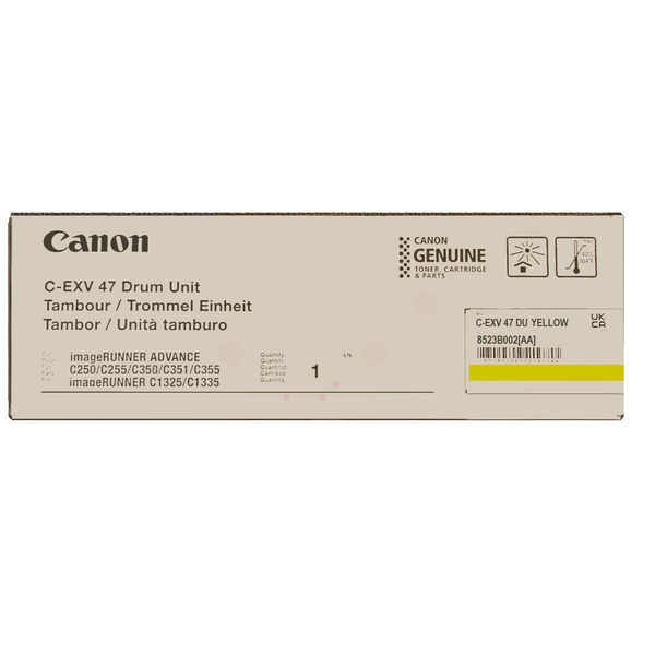 picture Canon 8523B002/C-EXV47 Drum kit yellow, 33.000 pages for Canon iR-C 250