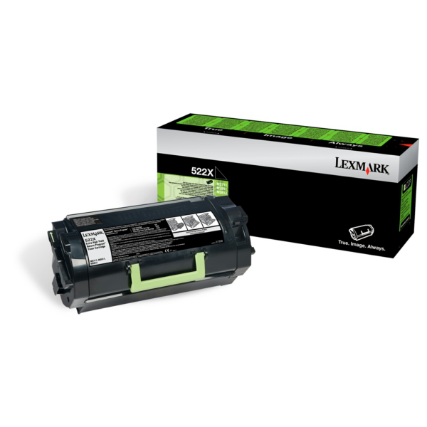 Lexmark 52D2X0E/522X Toner-kit black extra High-Capacity return program, 45.000 pages ISO/IEC 19798 for Lexmark MS 811
