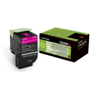 Lexmark 70C2XM0/702XM Toner-kit magenta extra High-Capacity return program, 4.000 pages ISO/IEC 19798 for Lexmark CS 510