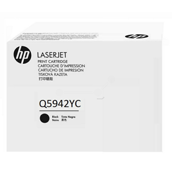HP Q5942YC/42X Toner cartridge black Contract, 24.500 pages/5% for HP LaserJet 4250