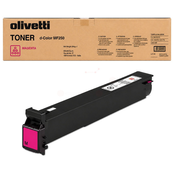 Olivetti B0729 Toner magenta, 19.000 pages/5% for Olivetti d-Color MF 201 plus/250