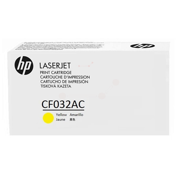 HP CF032AC/646A Toner cartridge yellow Contract, 12.500 pages/5% for HP CLJ CM 4540