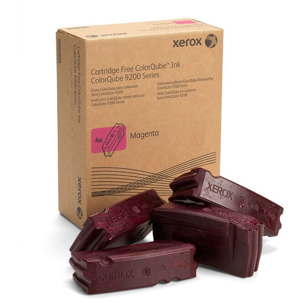 Xerox 108R00834 Dry ink in color-stix magenta Contract, 4x9.250 pages Pack=4 for Xerox ColorQube 9200
