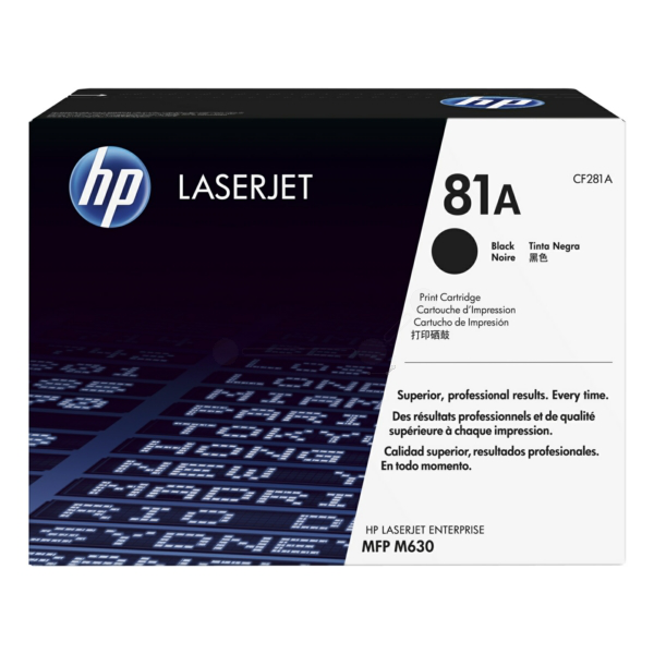 HP CF281A/81A Toner cartridge black, 10.500 pages ISO/IEC 19752 for HP LaserJet M 604/606/630