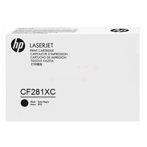 HP CF281XC/81XC Toner cartridge black Contract, 25.000 pages ISO/IEC 19752 for HP LaserJet M 606/630